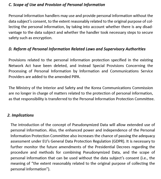 PIPA, Network Act and CIUPA passed at the plenary session of the Korean National Assembly